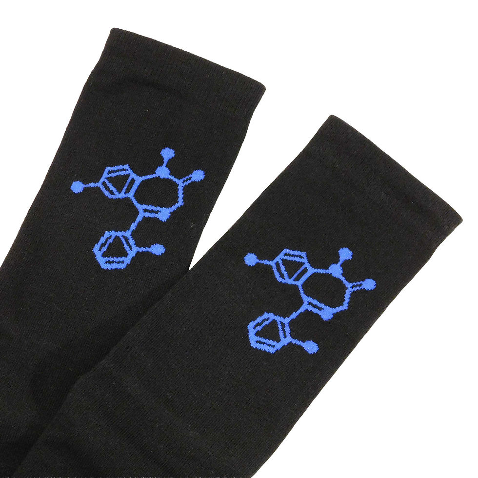 サムネイル： 《科学雑貨Scientia × RAVEL》フルニトラゼパムソックス※BLACK