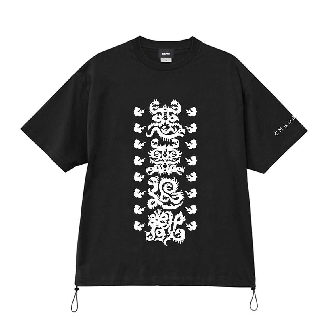 《CHAOS COLLECTION》悪霊退散ドローコードTシャツ