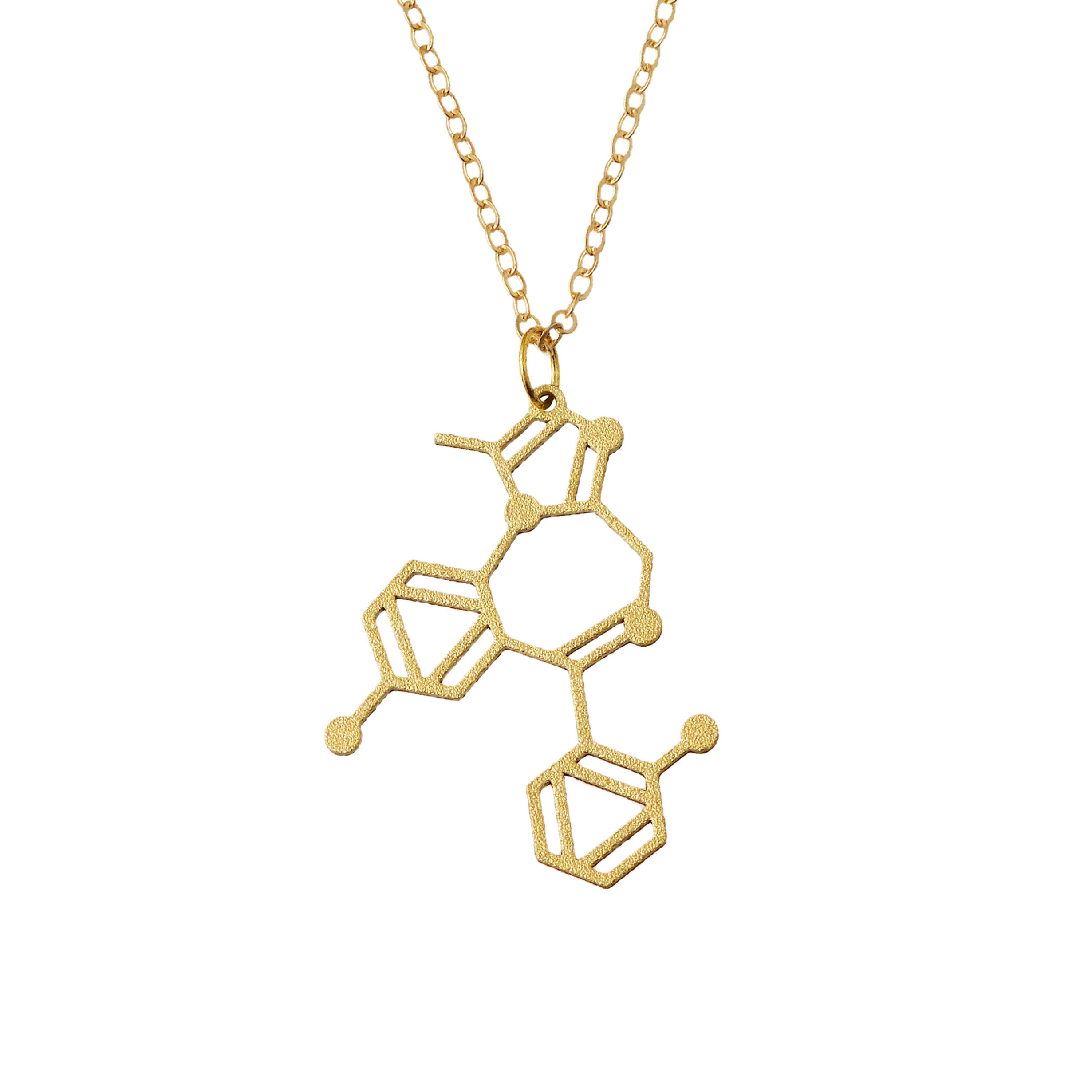 《科学雑貨Scientia》ハルシオンネックレス※ゴールド