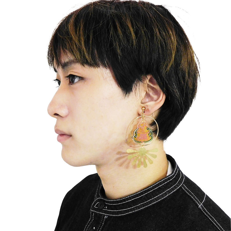 サムネイル： 《新霓》招財進賓ピアス/イヤリング