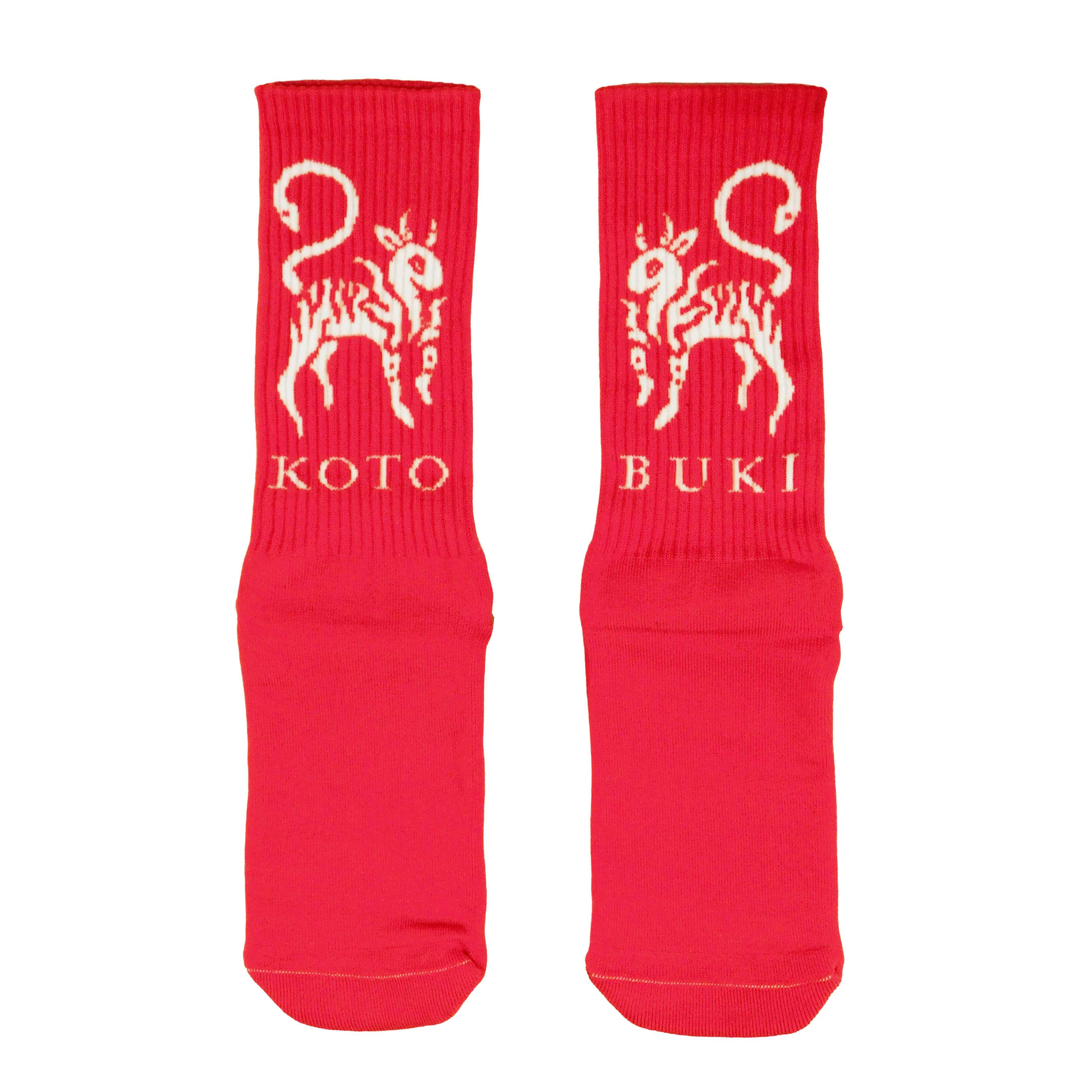 《CHAOS COLLECTION》KOTOBUKIリブソックス※RED