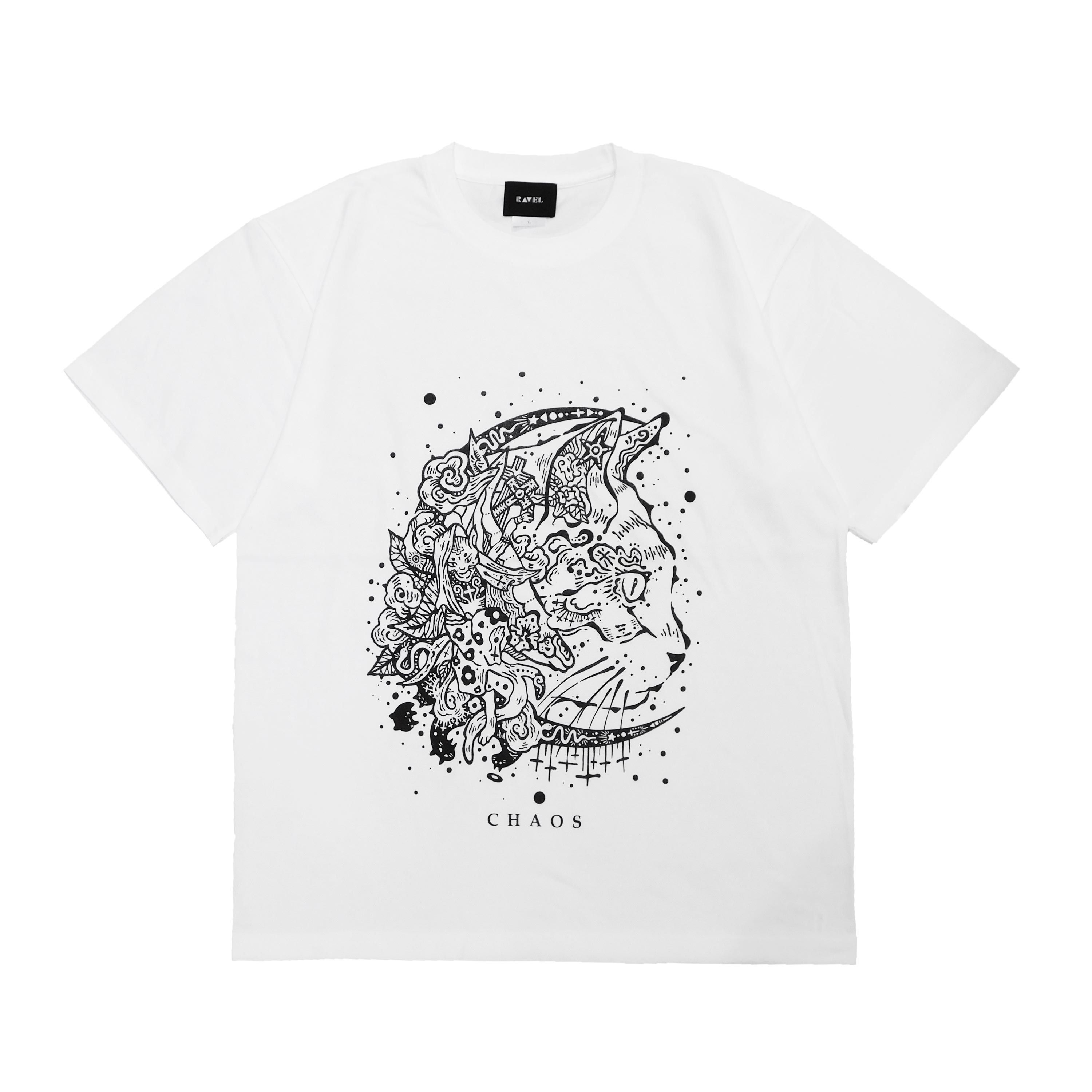 《CHAOS×妖怪》猫又Tシャツ※WHITE