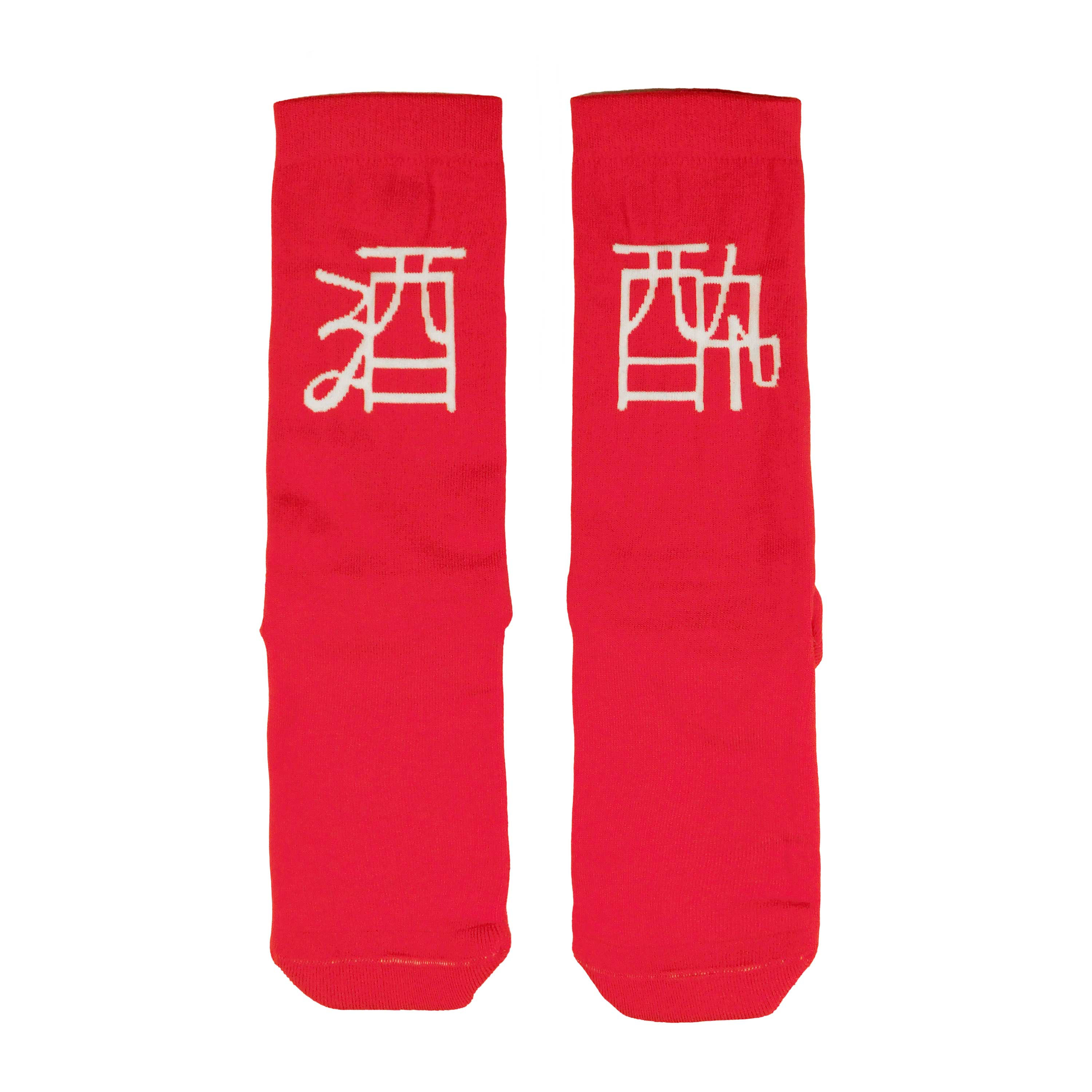 《露蜂房×RAVEL》酒酔ソックス※RED
