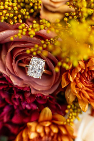 Elongated Cushion Solitaire