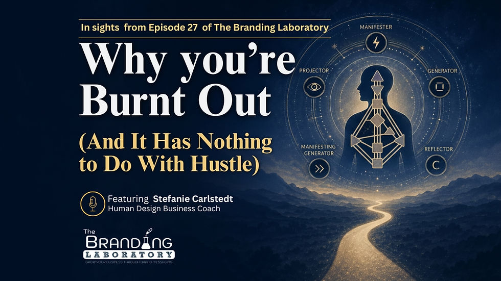 Why you're burnt out human design entrepreneur concept art