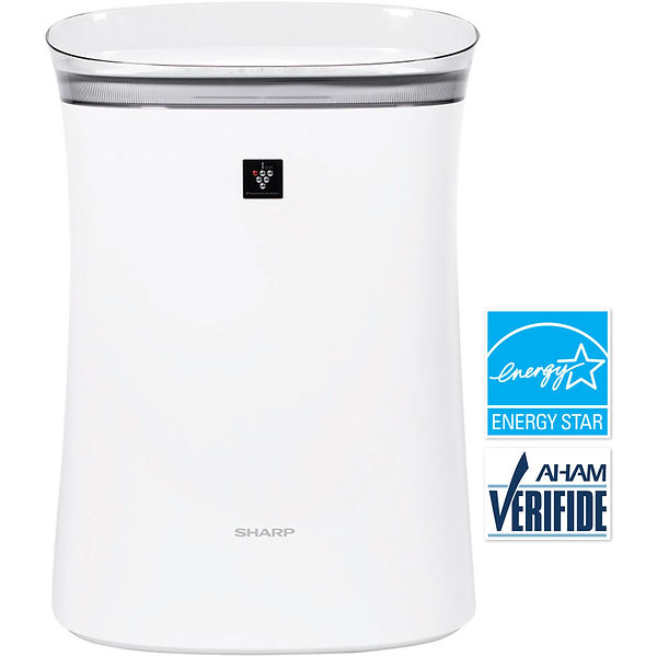 Sharp Plasmacluster Ion Air Purifier, True HEPA (Medium Rooms) - White