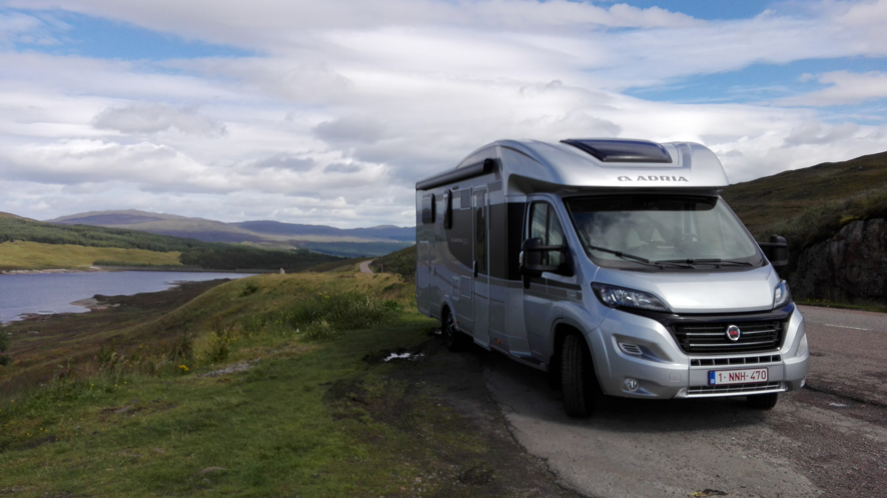 Motorhome sur la route