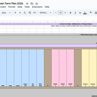 spreadsheet planning