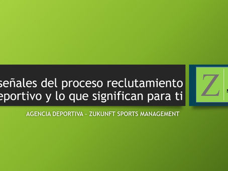 Las 4 señales del proceso de reclutamiento deportivo y lo que significan para ti