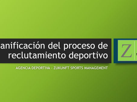 Planificación del proceso de reclutamiento deportivo