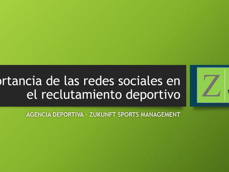 Las redes sociales en el reclutamiento deportivo