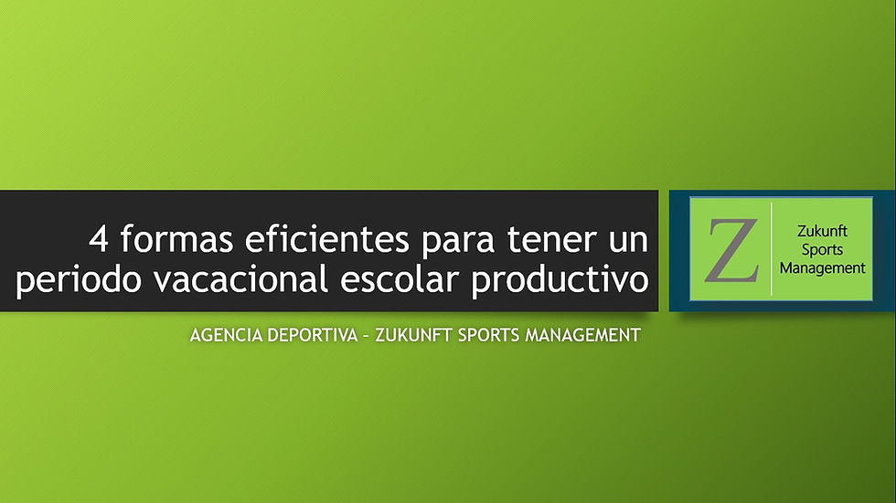 4 formas eficientes para tener un periodo vacacional escolar productivo