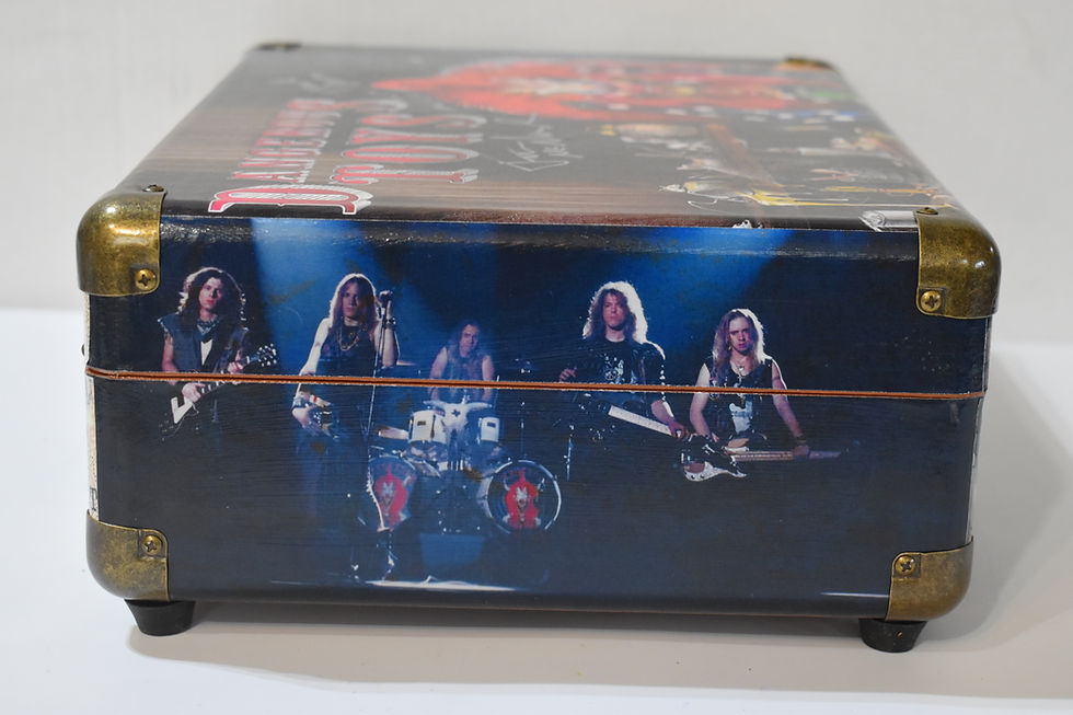 Thumbnail: AUTOGRAPHED LTD ED of 100 Dangerous Toys Self Titled Decoupage Turntable