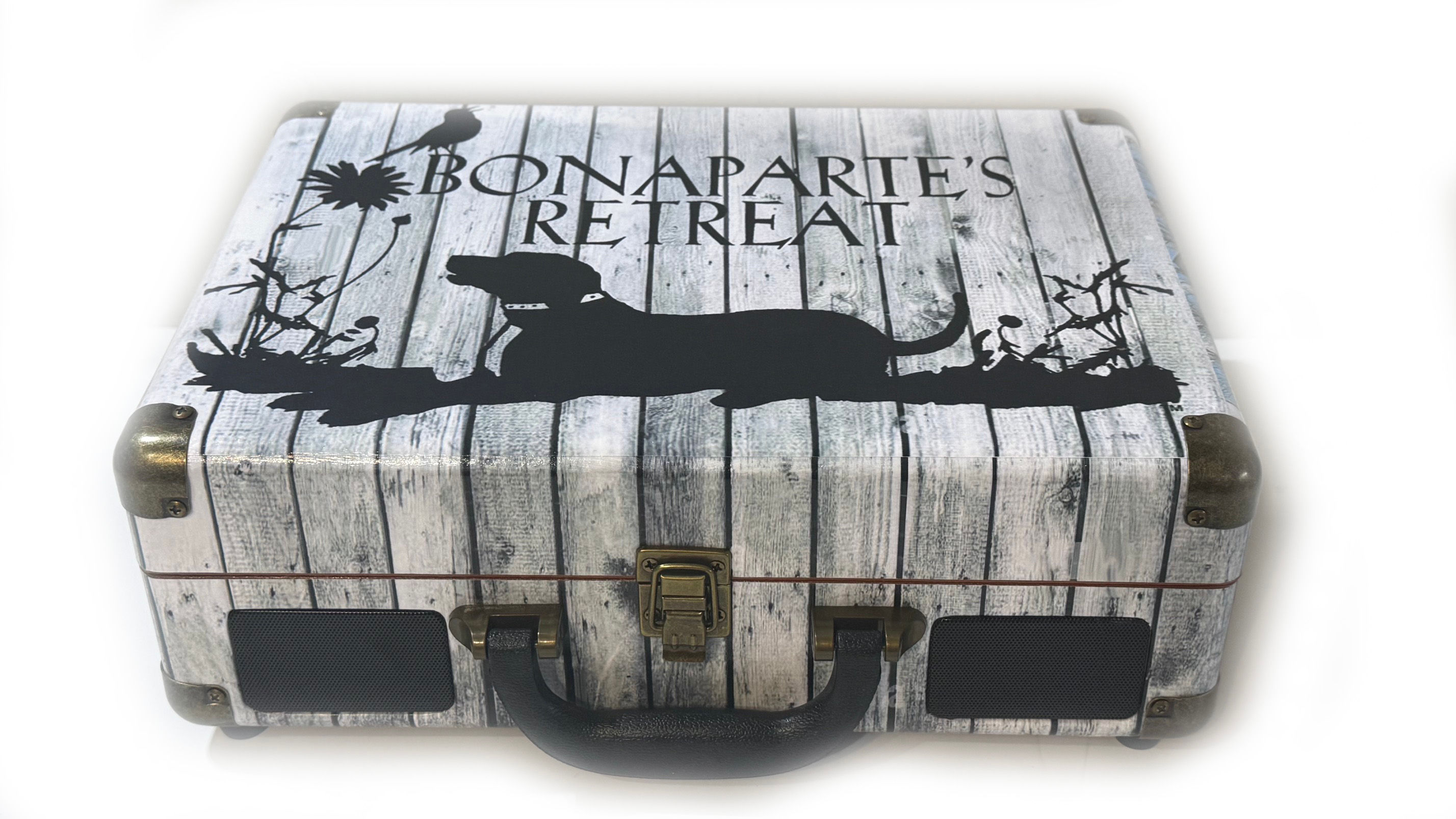BONAPARTE'S RETREAT DONATION LTD ED of 200 Emmylou Harris Decoupage Turntable
