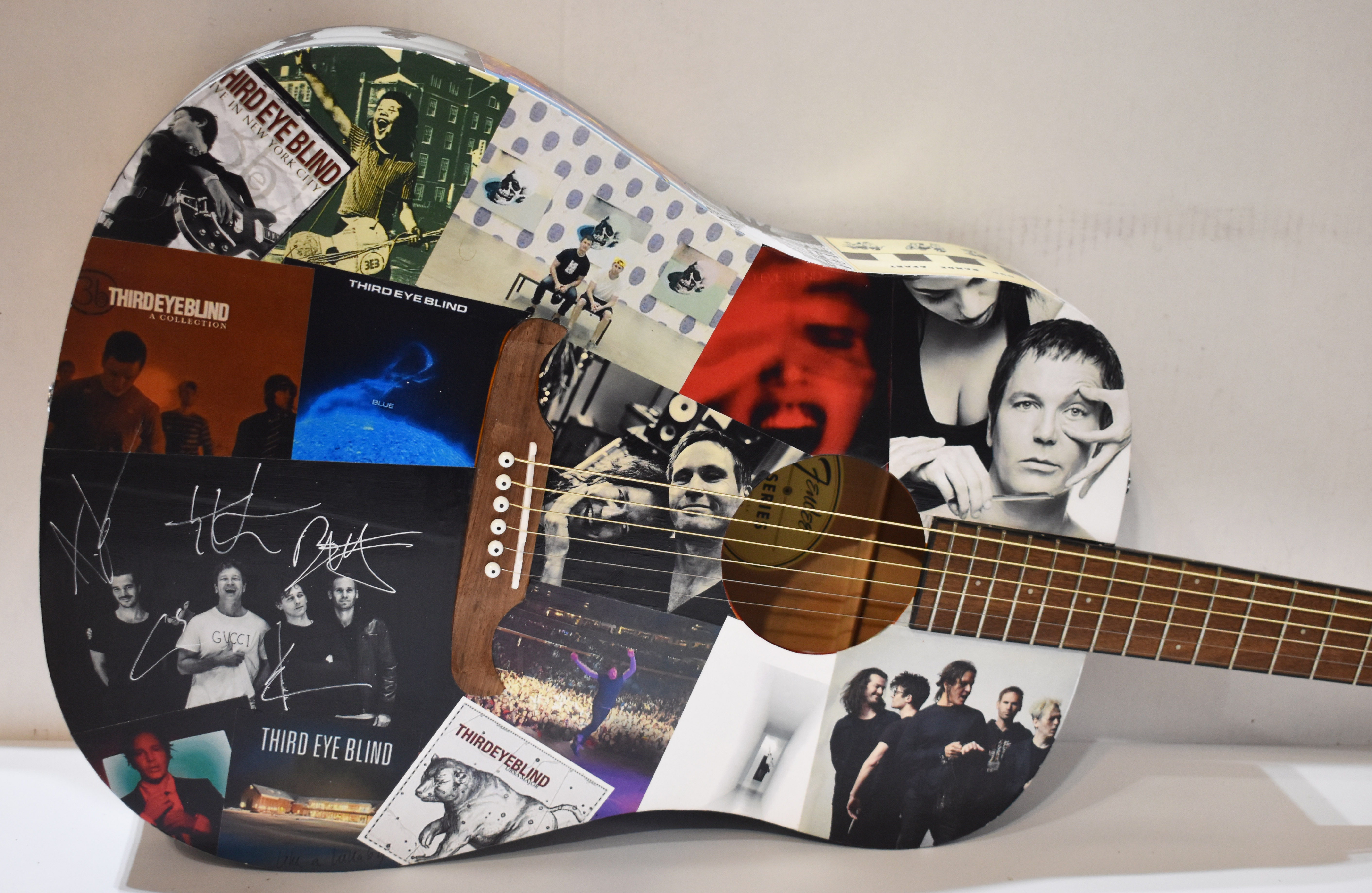 AUTOGRAPHED LTD ED of 30 Third Eye Blind Acoustic Guitar