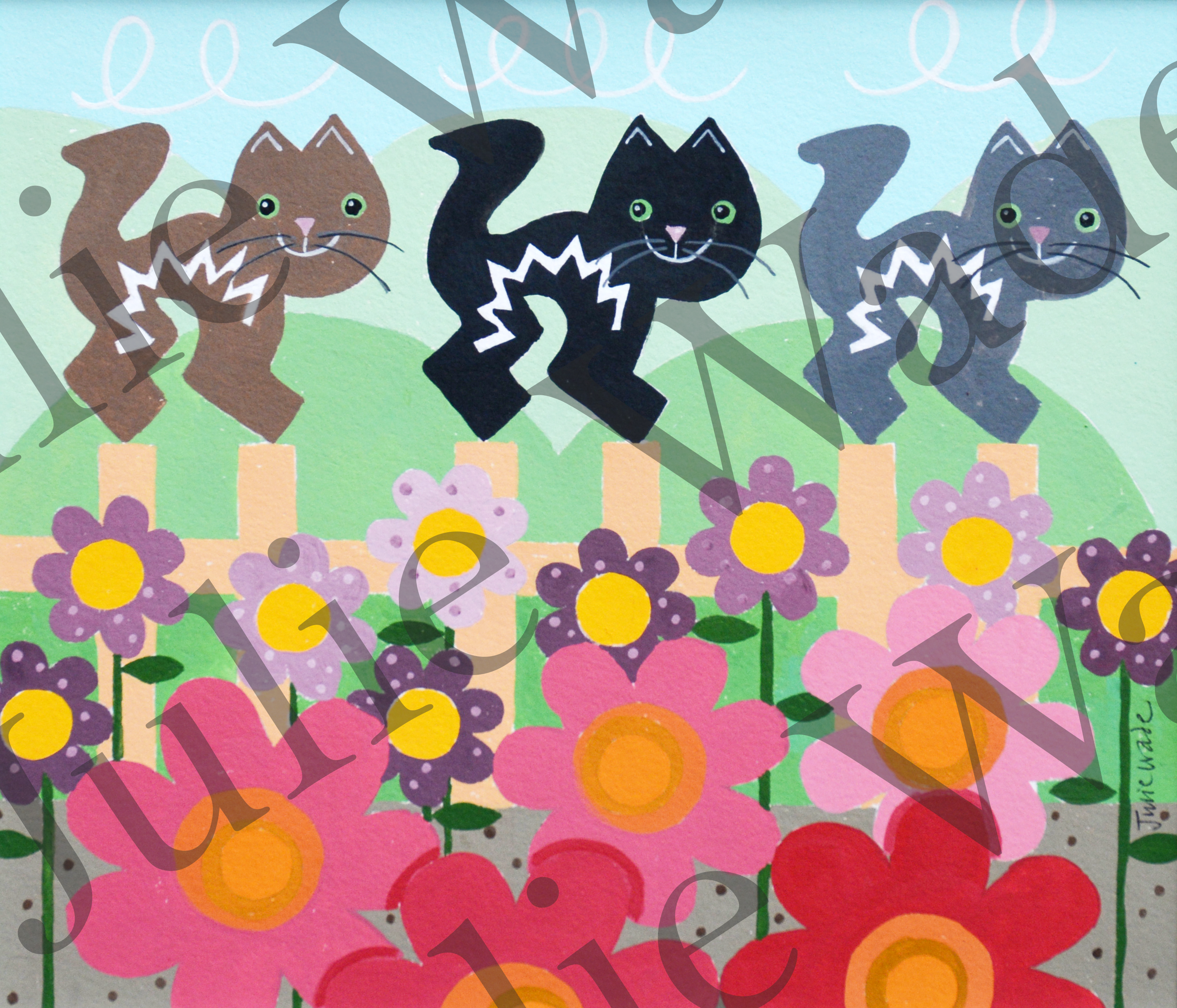 3 Cats Crawling