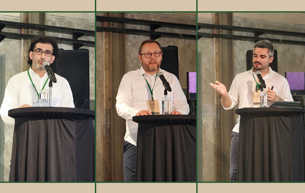 From left to right: Hasan Mancak (IMM), Georg Vogt (Empirica), Francisco Ferreira (Município de Guimarães)