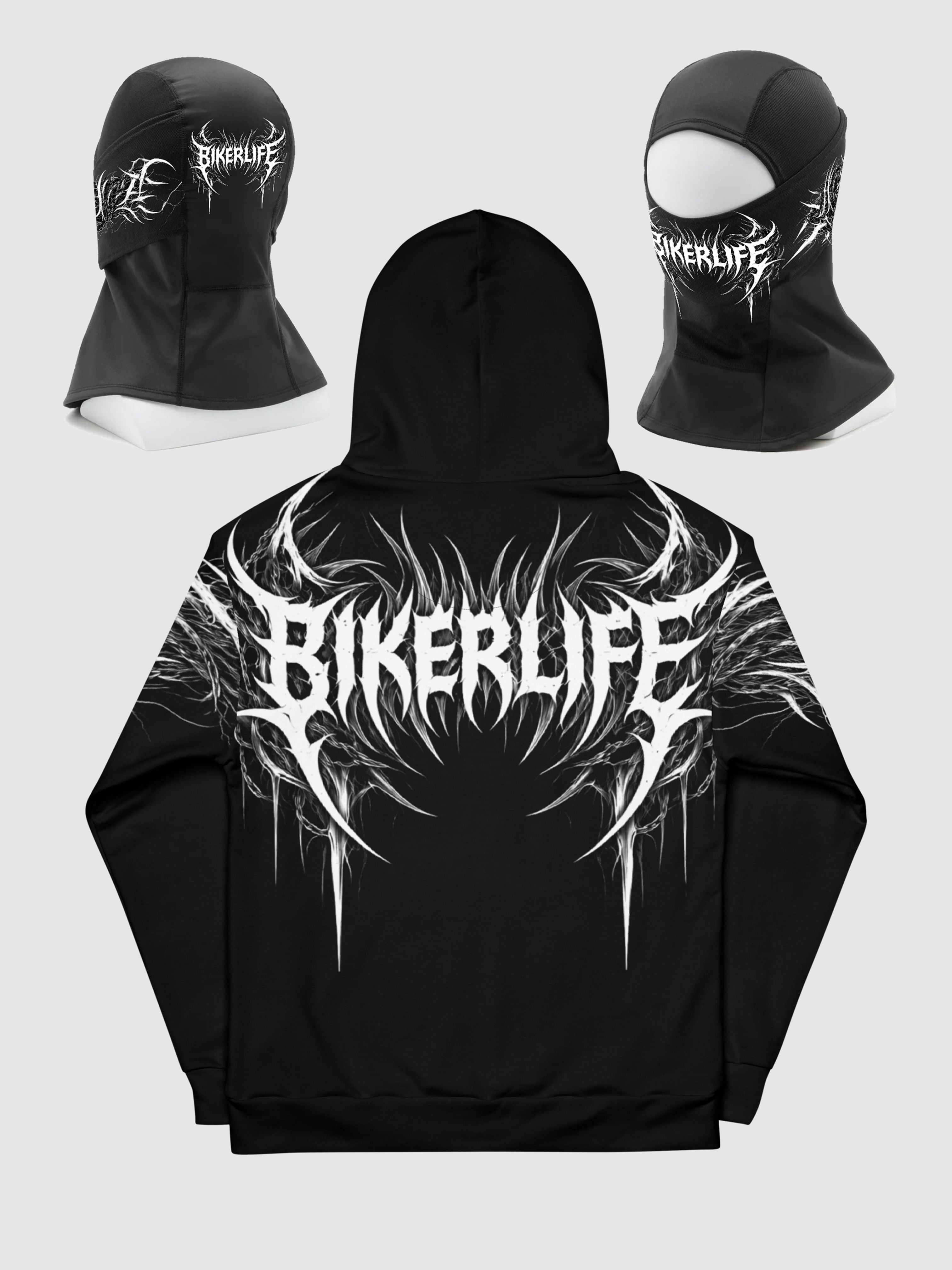 Sweat BIKERLIFE Supracell + Cagoule OFFERTE