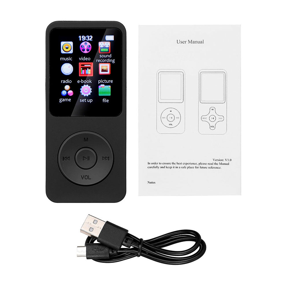 Miniatura: Bluetooth-Compatible Music Player for Multiple Formats