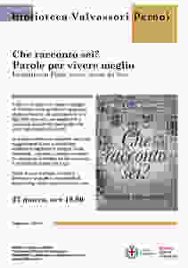 Che racconto sei di Paolo Avanzi alla Biblioteca Valvassori