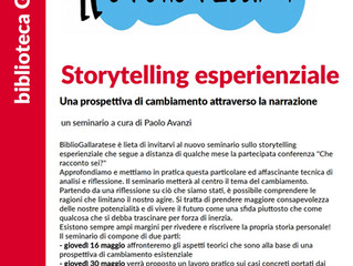 Nota sull'incontro di storytelling (il cambiamento esistenziale)