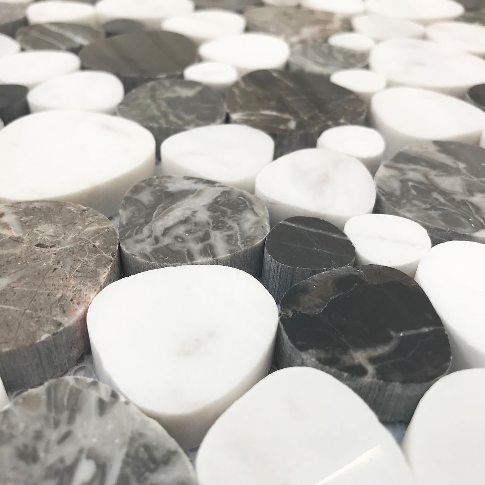 Thumbnail: Pebbles Black and White Polished