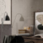 Thumbnail: Even on a bedroom den wall this tile captures attention with it's subtle shine and delicate pattern.