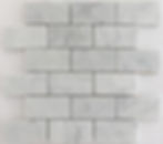 Thumbnail: Italian marble bianco carrara in a subway tile shape with a soft tumbled finish