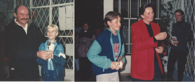 Homenagens por bom desempenho - 1993