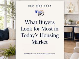 What Buyers Look for Most in Today's Housing Market