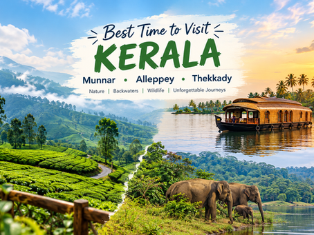 Best Time to Visit Kerala: Munnar, Alleppey and Thekkady