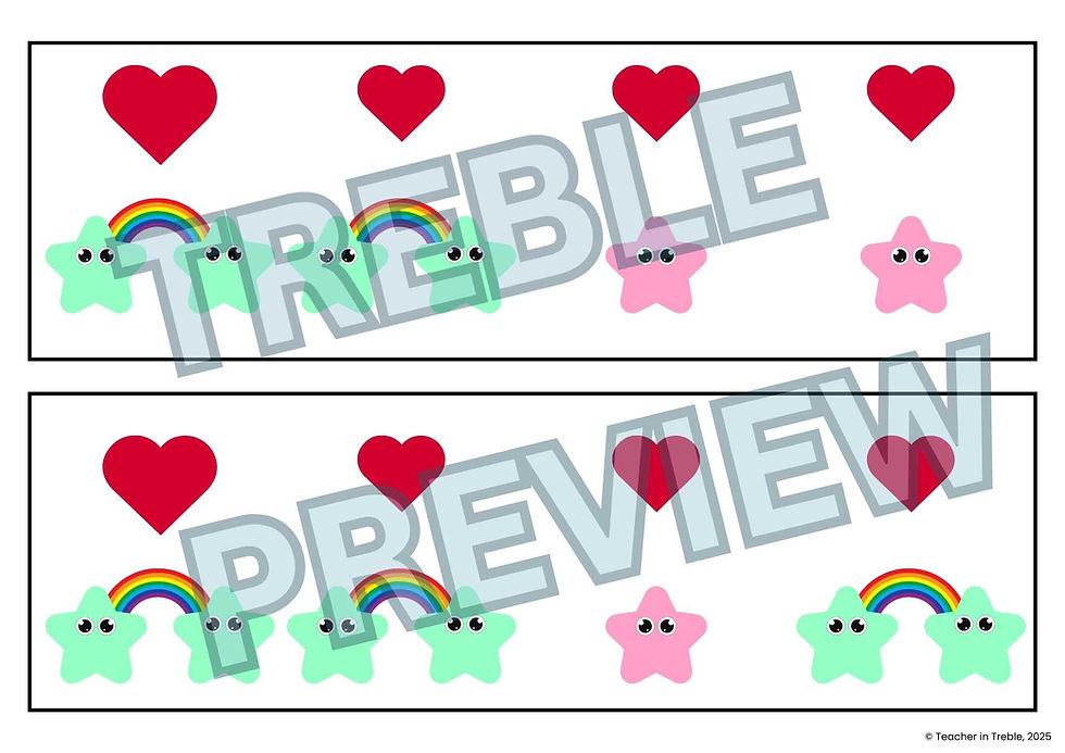 Pictorial Notation Rhythm Cards