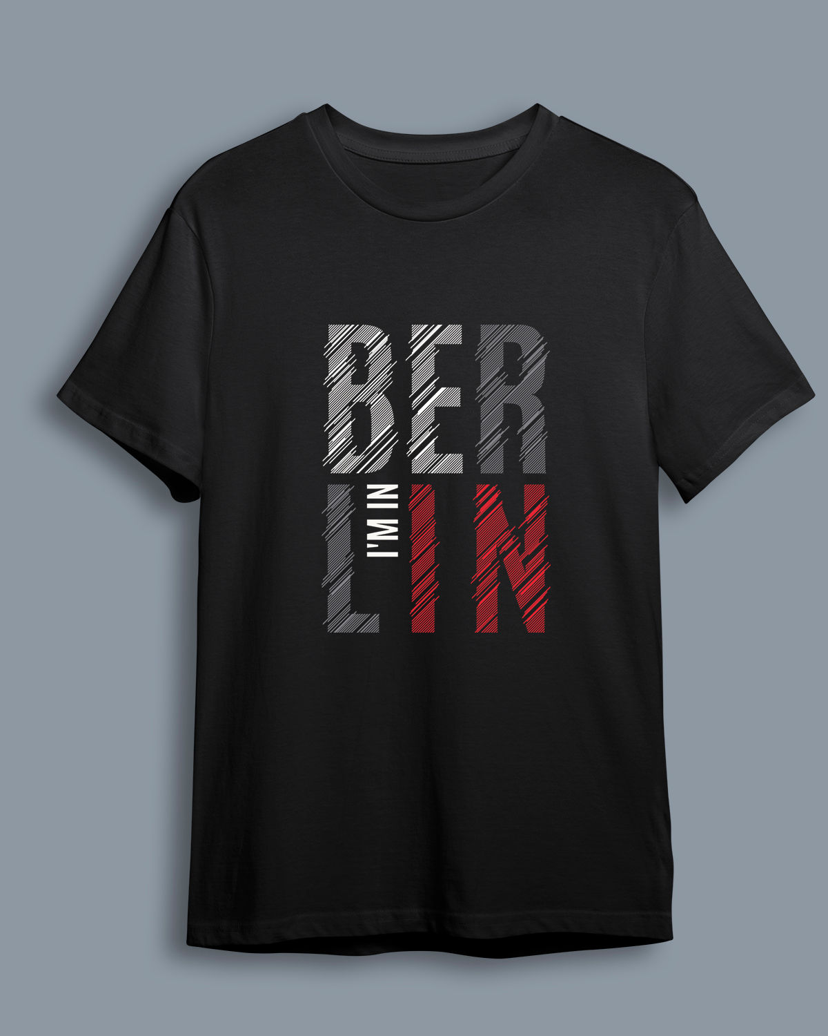 Baskılı Kısa Kollu Unisex Basic_i-m-in-berlin