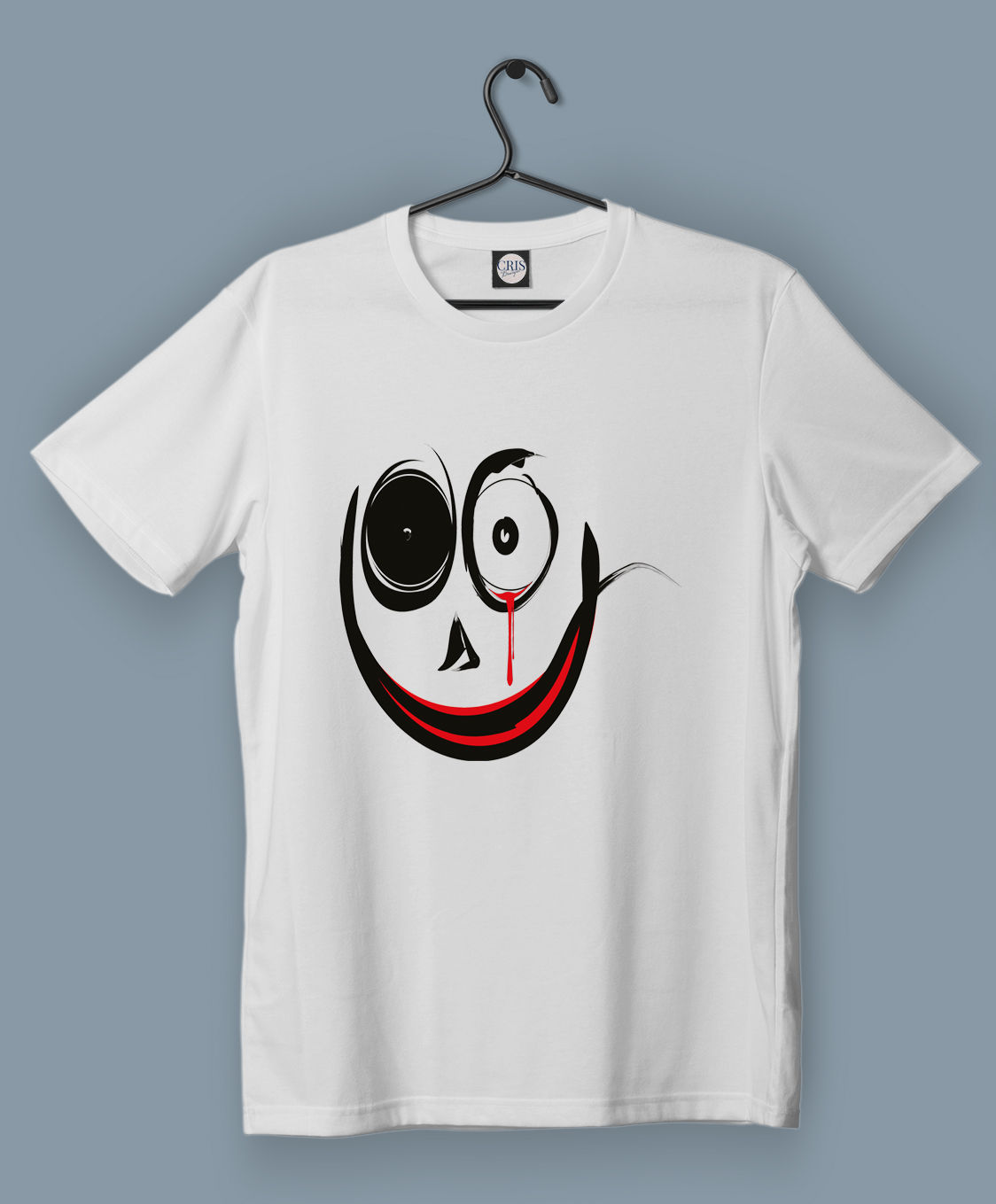 Baskılı Kısa Kollu Unisex Basic_kanayan göz