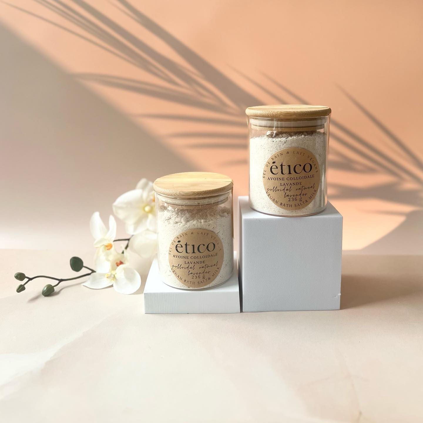 Lait de bain à l'avoine lavande et sauge