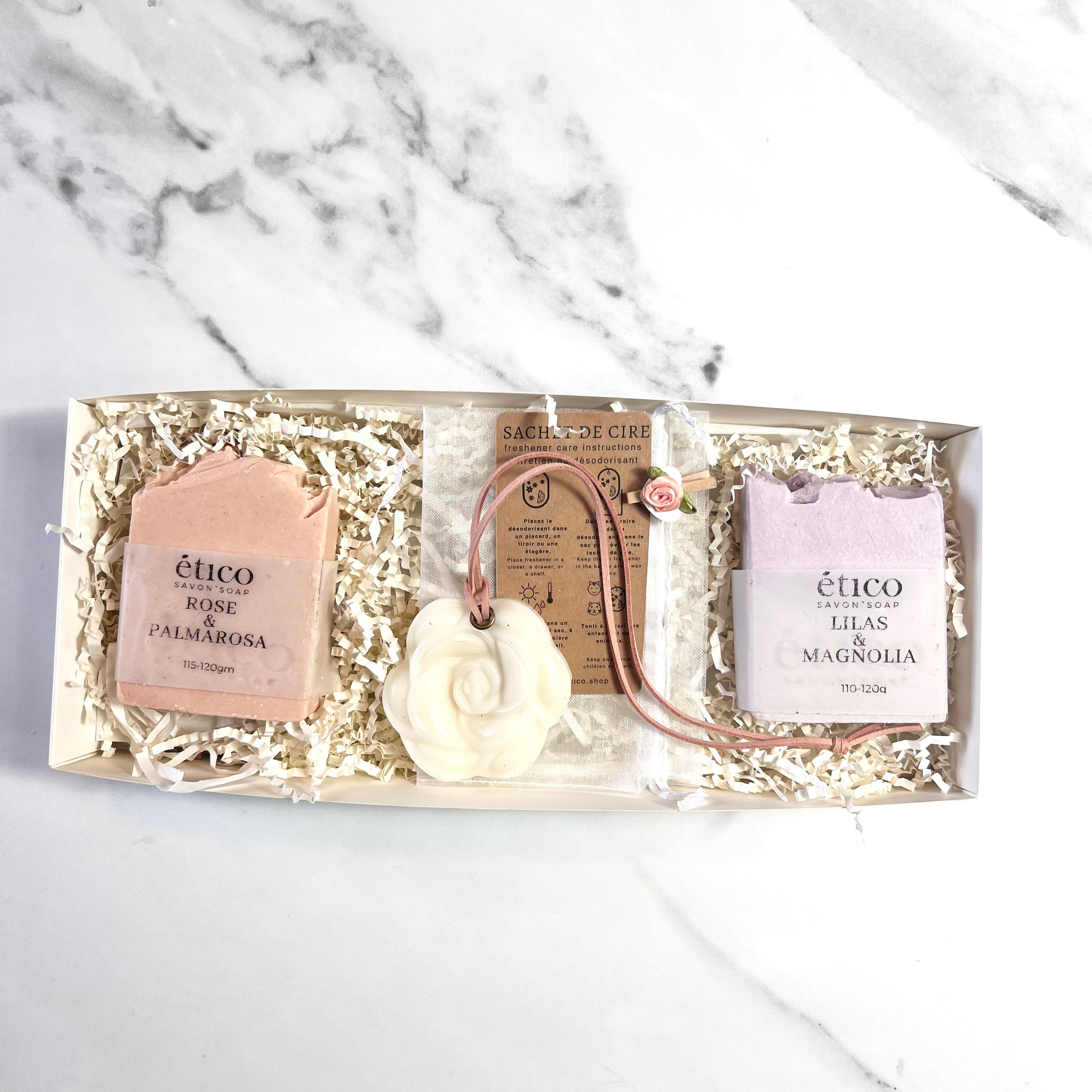 Coffret savons & sent bon