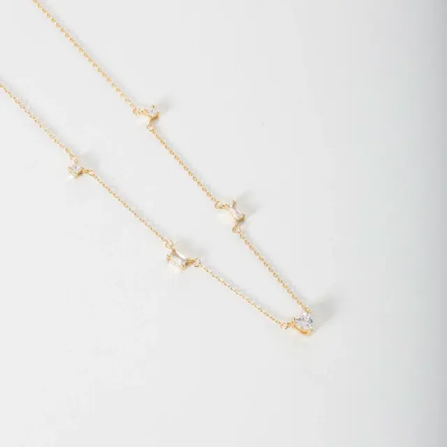 Miniatura: Choker coração com ponto de Luz