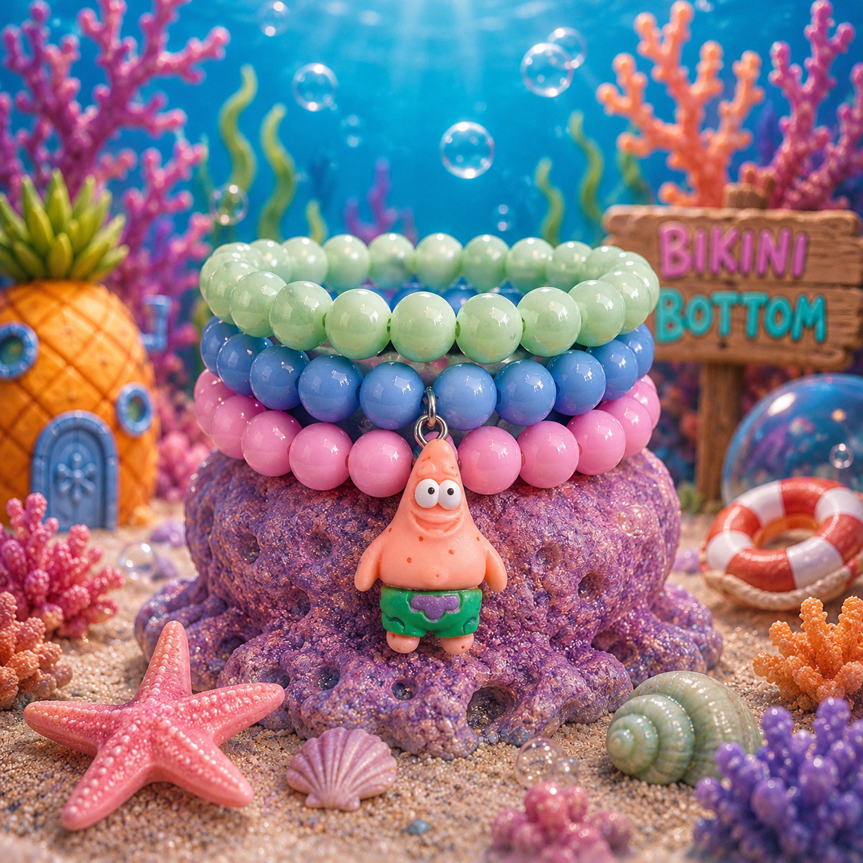 Pulseiras Divertidas Patrick