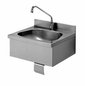 MARENO - Lavamani a parete in acciaio inox