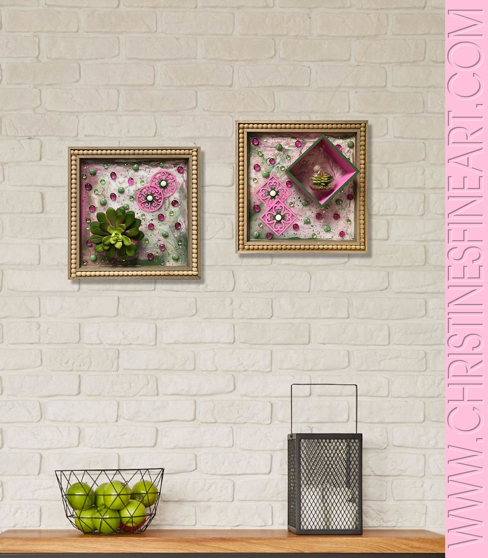 Thumbnail: Jewel-toned Mini Gardens