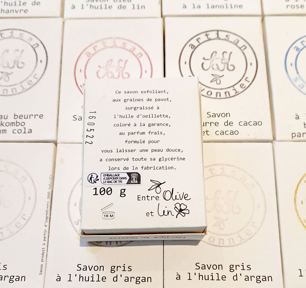 Miniature : Savon exfoliant à l'huile d'œillette