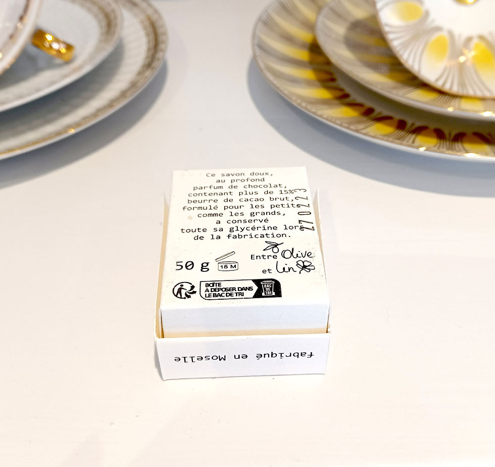 Miniature : Savon au beurre de cacao et cacao