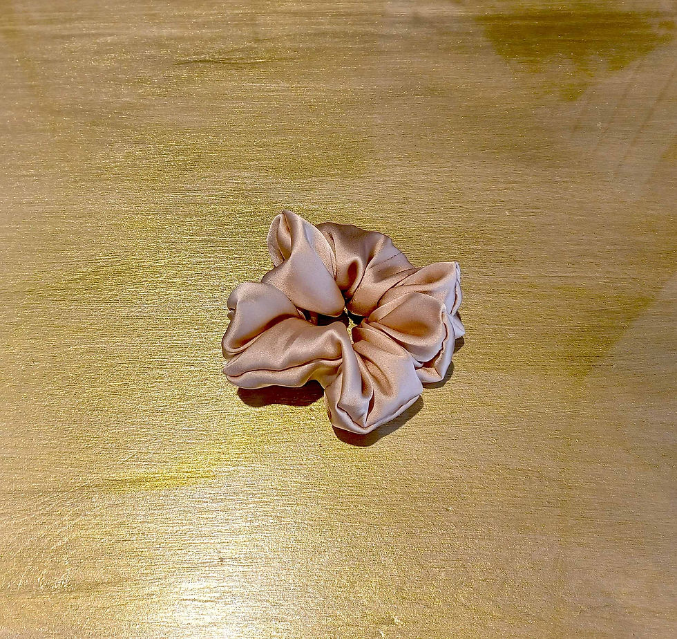 Miniature : Chouchou en satin de soie