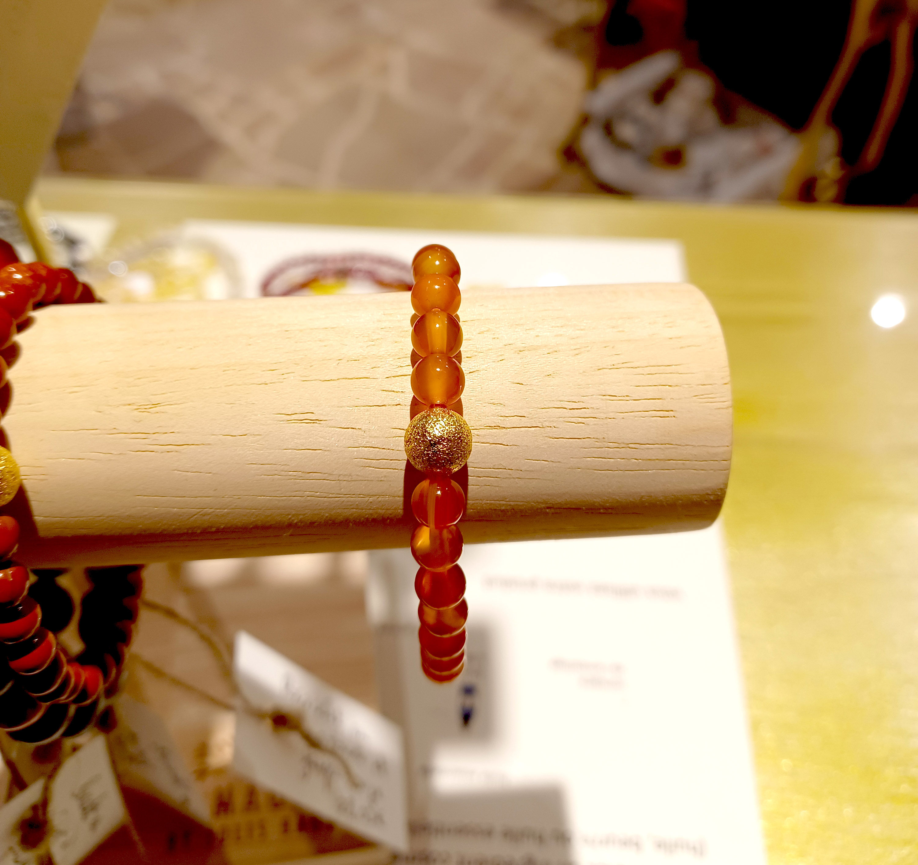 Bracelet en cornaline