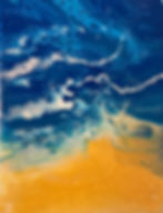 Beach Daze 11 x 14 Acrylic on Canvas 2022 $250.00
