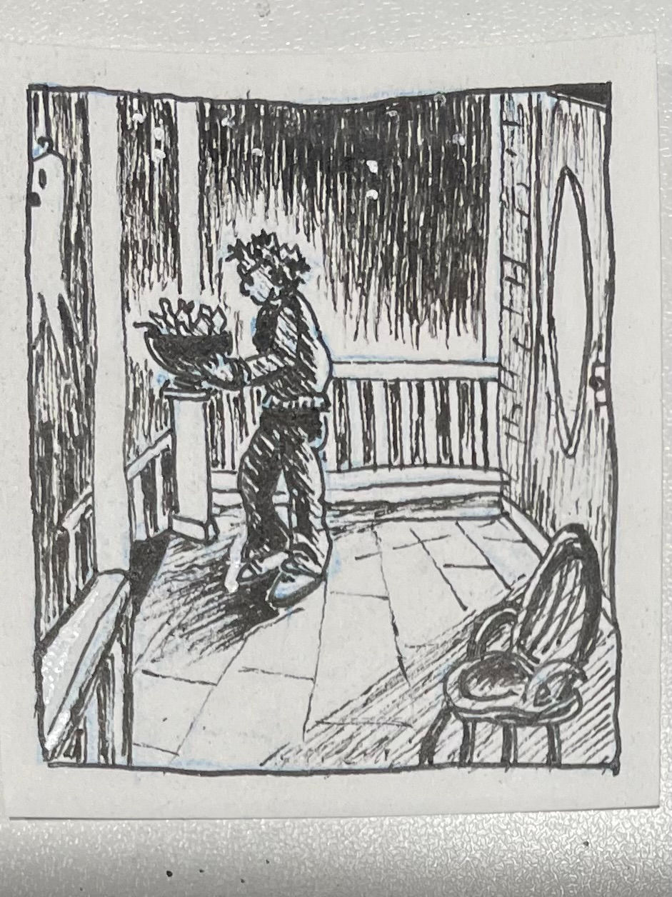 Andrea Moed, Halloween Night, 2” x 2/5”, $25