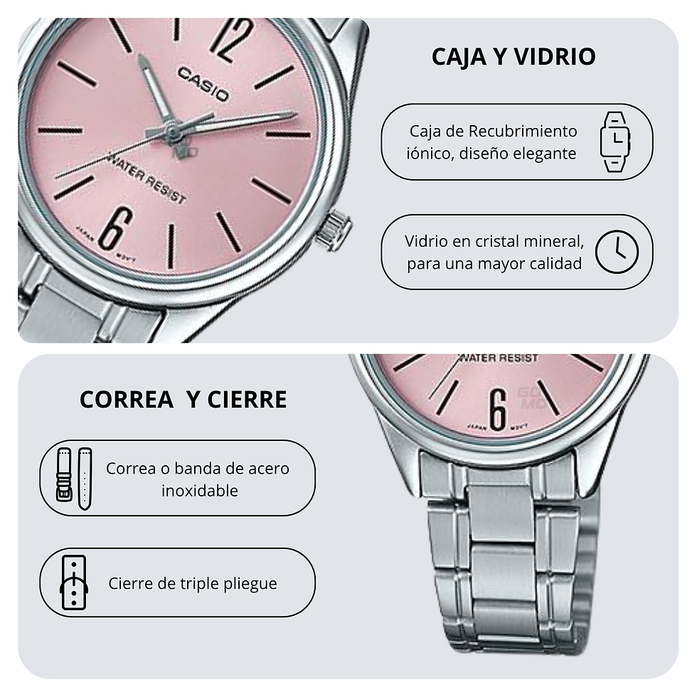 Miniatura: Reloj Casio Dama LTP-V005D Diseño Elegante