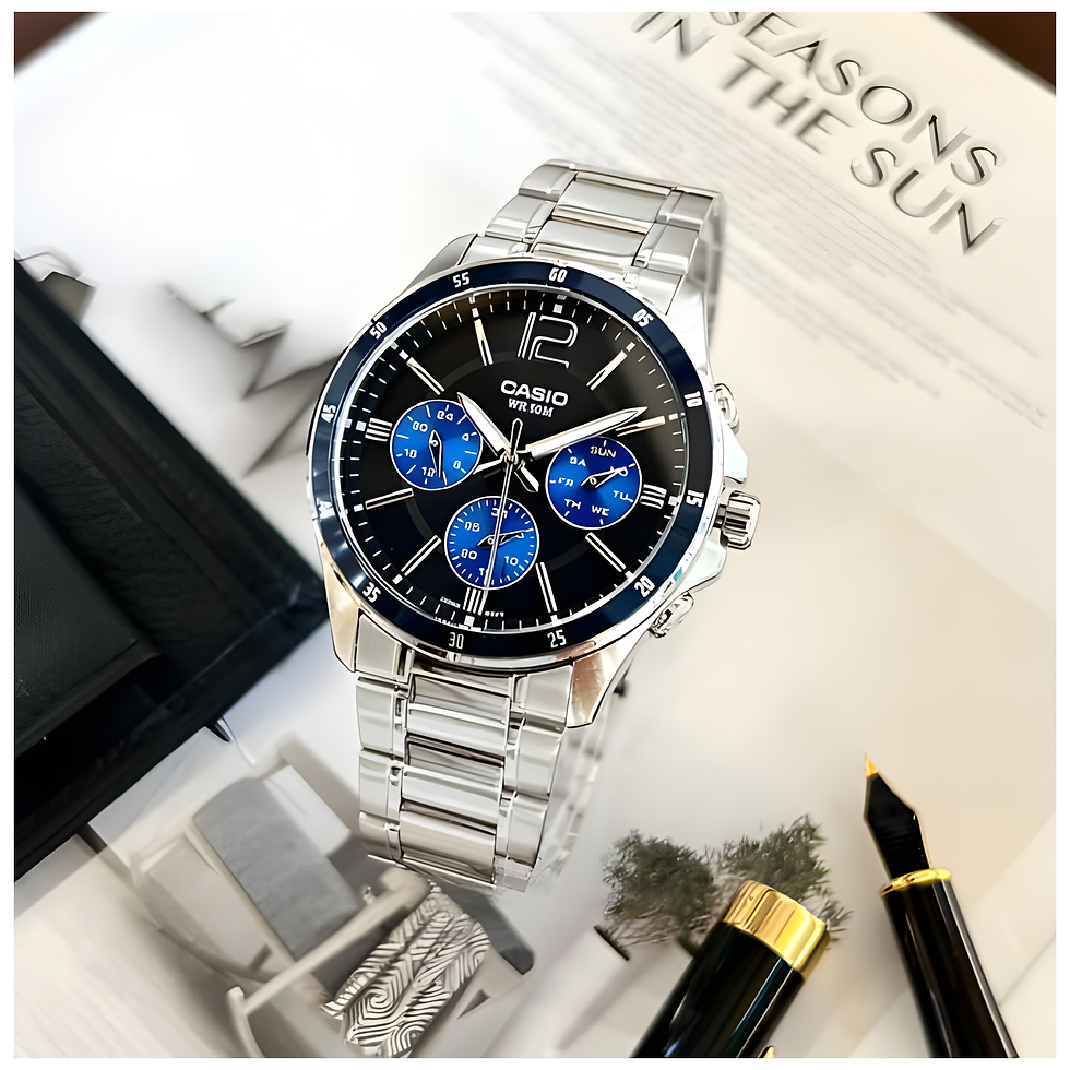 Miniatura: Reloj Casio Caballero MTP-1374D Elegante