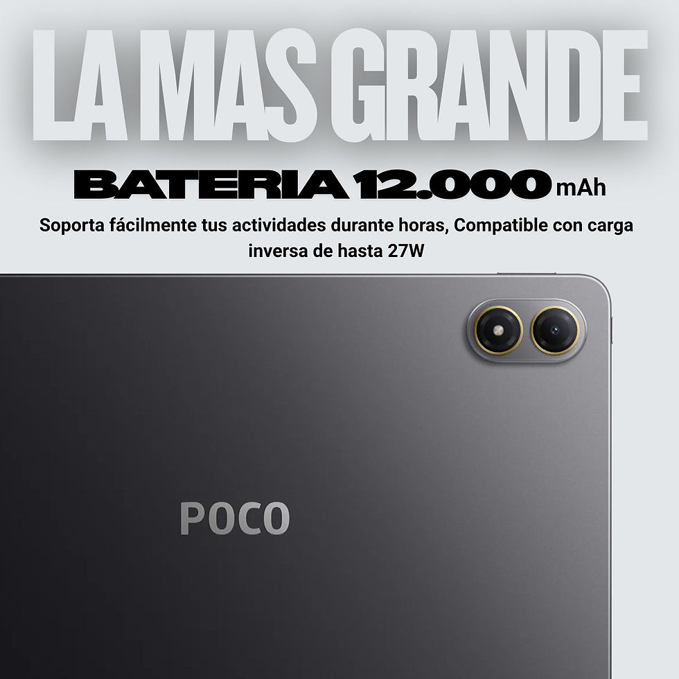 Miniatura: Tablet Xiaomi POCO Pad M1 256GB/8GB