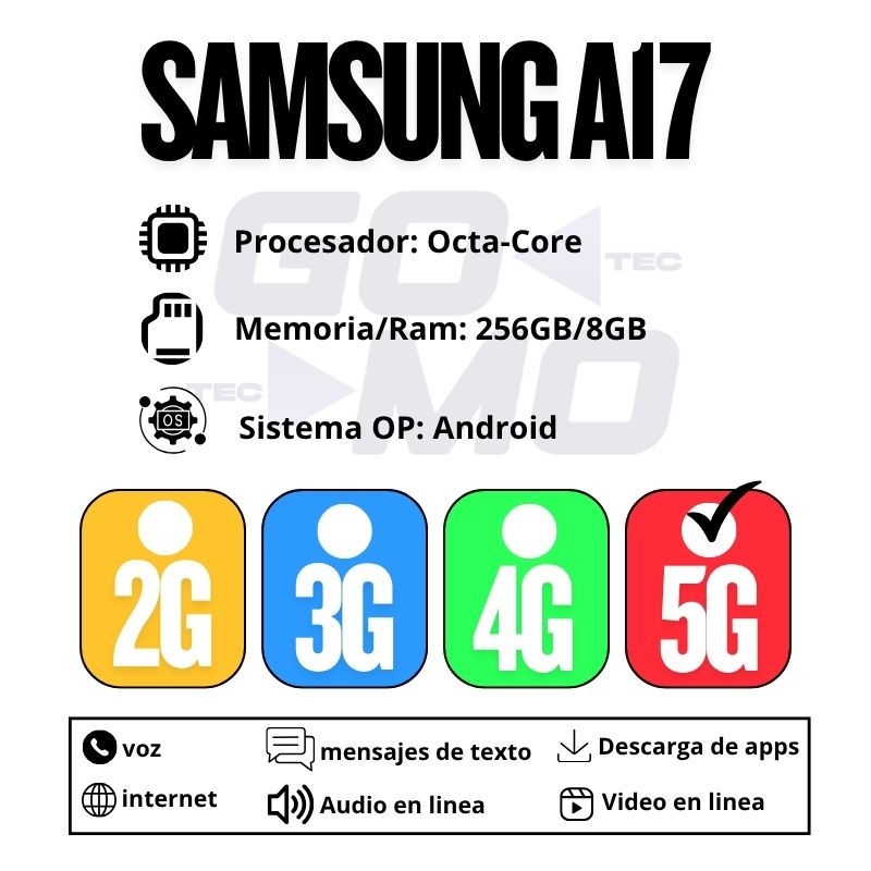 Miniatura: Celular Samsung Galaxy A17 5G 256GB/8GB